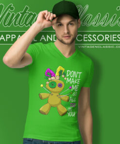 Mardi Gras Voodoo Doll Shirt 5 Mardi Gras Voodoo Doll V Neck TShirt