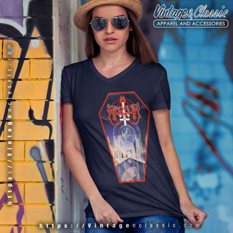 Marduk Shirt Dark Endless Album Cover V Neck TShirt Marduk Shirt Dark Endless Album Cover V Neck TShirt