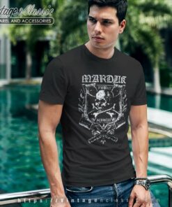 Marduk Shirt Frontschwein Schild T Shirt