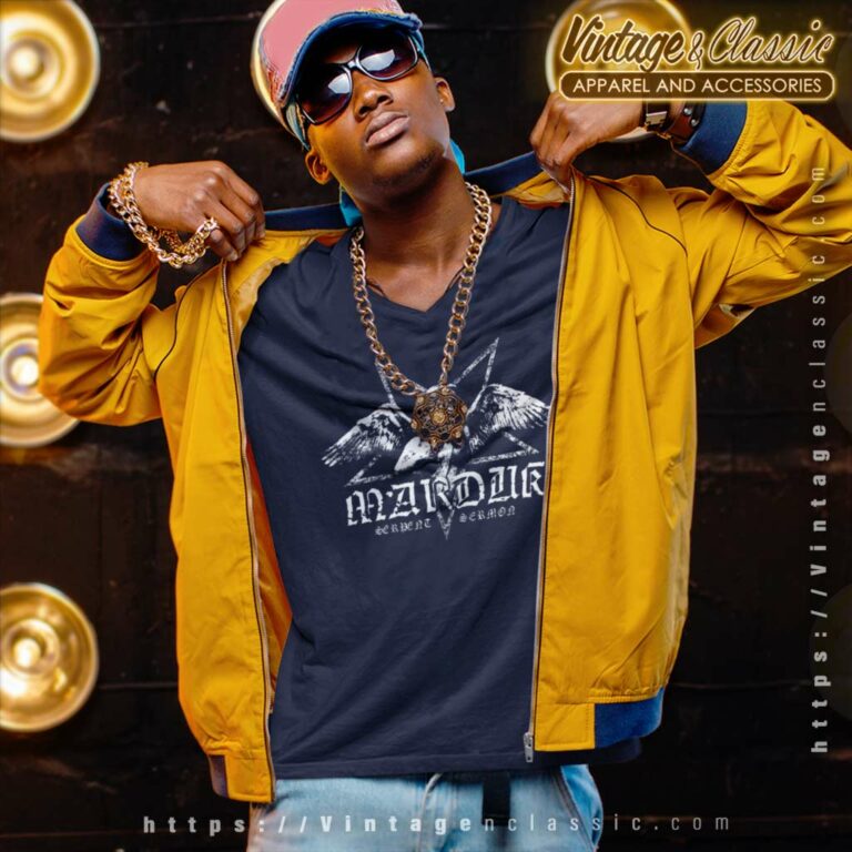 Marduk Shirt Serpent Sermon 2022 V Neck TShirt Marduk Shirt Serpent Sermon 2022 V Neck TShirt