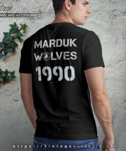 Marduk Shirt Wolves 1990 T shirt Back Side Recovered