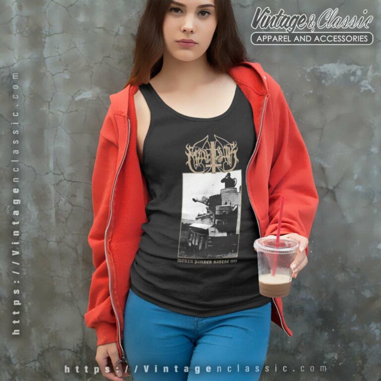 Marduk Shirt World Panzer Battle 1999 Tank Top Racerback Marduk Shirt World Panzer Battle 1999 Tank Top Racerback