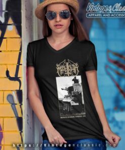 Marduk Shirt World Panzer Battle 1999 V Neck TShirt