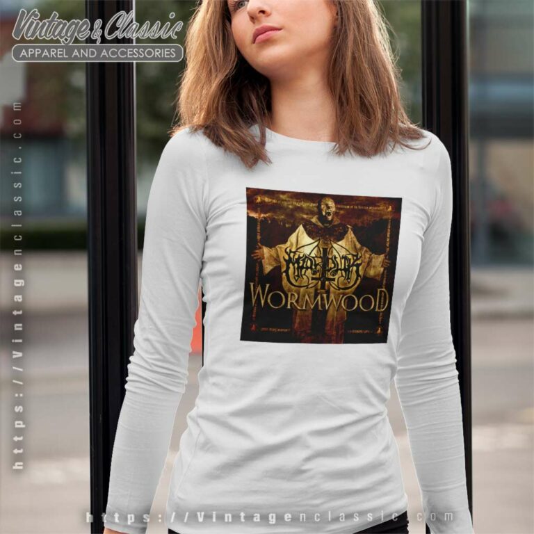 Marduk Shirt Wormwood Album Cover Long Sleeve Tee Marduk Shirt Wormwood Album Cover Long Sleeve Tee