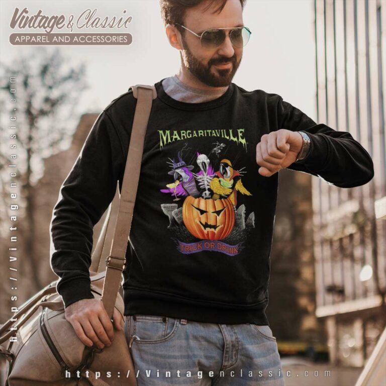 Margaritaville Trick Or Drink Halloween Sweatshirt Margaritaville Trick Or Drink Halloween Sweatshirt