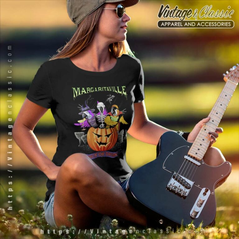 Margaritaville Trick Or Drink Halloween Women TShirt Margaritaville Trick Or Drink Halloween Women TShirt