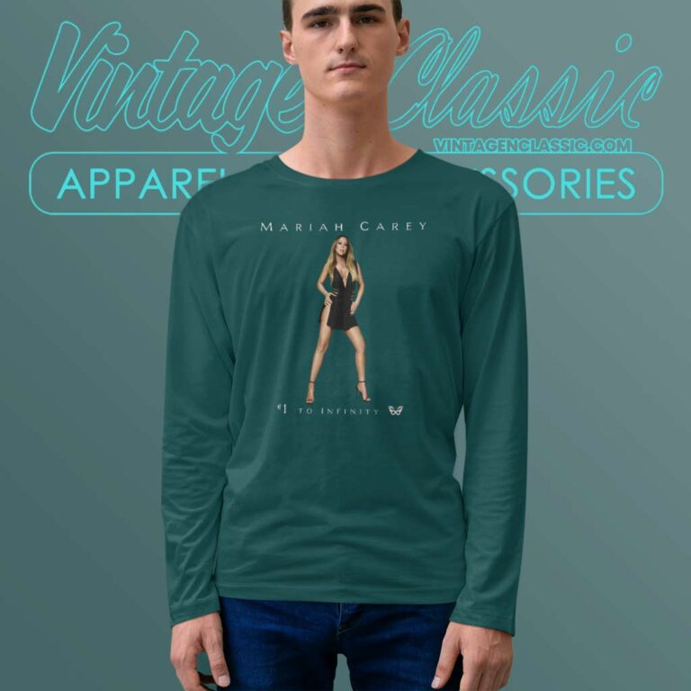 Mariah Carey 1 To Infinity Album Cover Long Sleeve Tee 1 Mariah Carey 1 To Infinity Album Cover Long Sleeve Tee 1