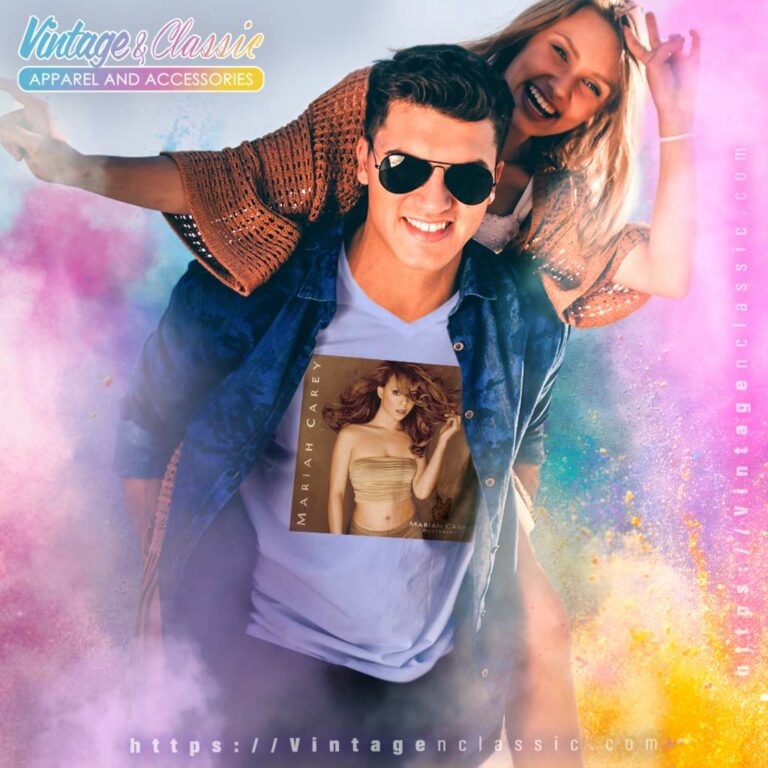 Mariah Carey 6th Butterfly Album Cover V Neck TShirt 1 Mariah Carey 6th Butterfly Album Cover V Neck TShirt 1