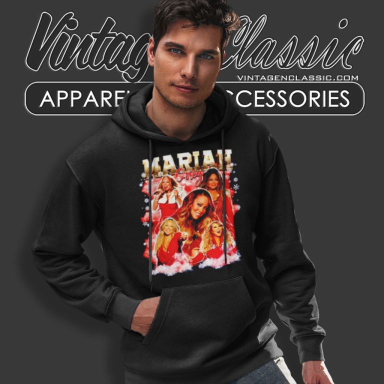 Mariah Carey 90s Inspired Vintage Hoodie Mariah Carey 90s Inspired Vintage Hoodie