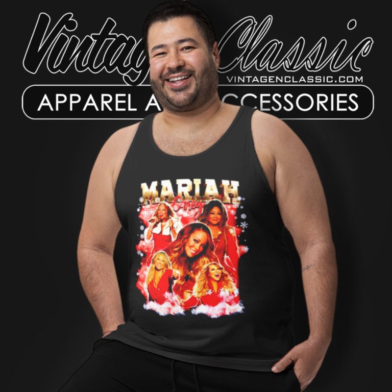 Mariah Carey 90s Inspired Vintage Tank Top Racerback Mariah Carey 90s Inspired Vintage Tank Top Racerback