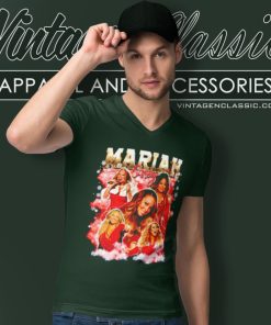 Mariah Carey 90s Inspired Vintage Shirt 5 Mariah Carey 90s Inspired Vintage V Neck TShirt
