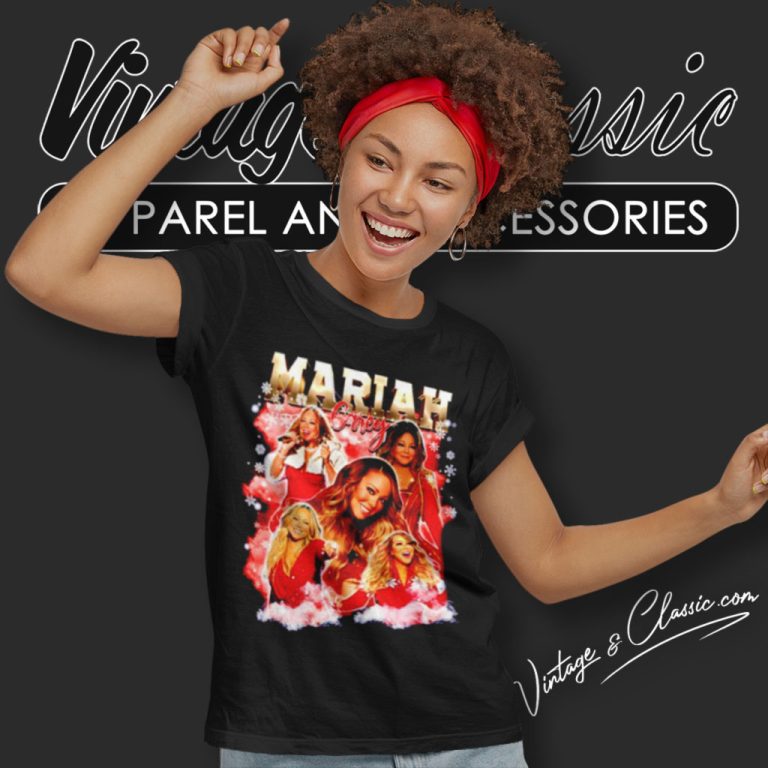 Mariah Carey 90s Inspired Vintage Women T Shirt Mariah Carey 90s Inspired Vintage Women T Shirt