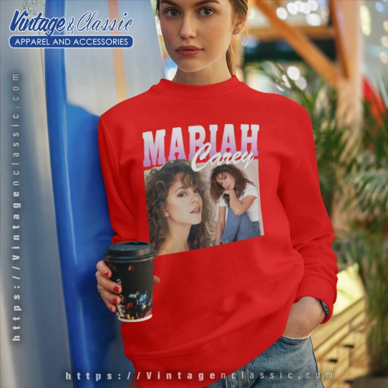 Mariah Carey Album Cover Sweatshirt 1 Mariah Carey Album Cover Sweatshirt 1