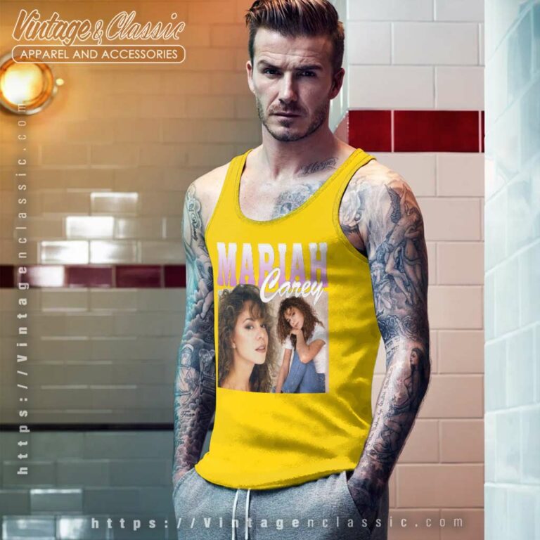 Mariah Carey Album Cover Tank Top Racerback 1 Mariah Carey Album Cover Tank Top Racerback 1