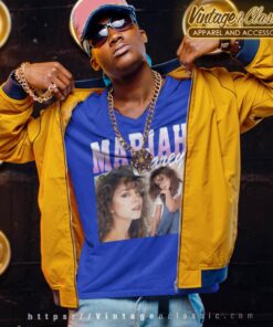 Mariah Carey Album Cover V Neck TShirt 1
