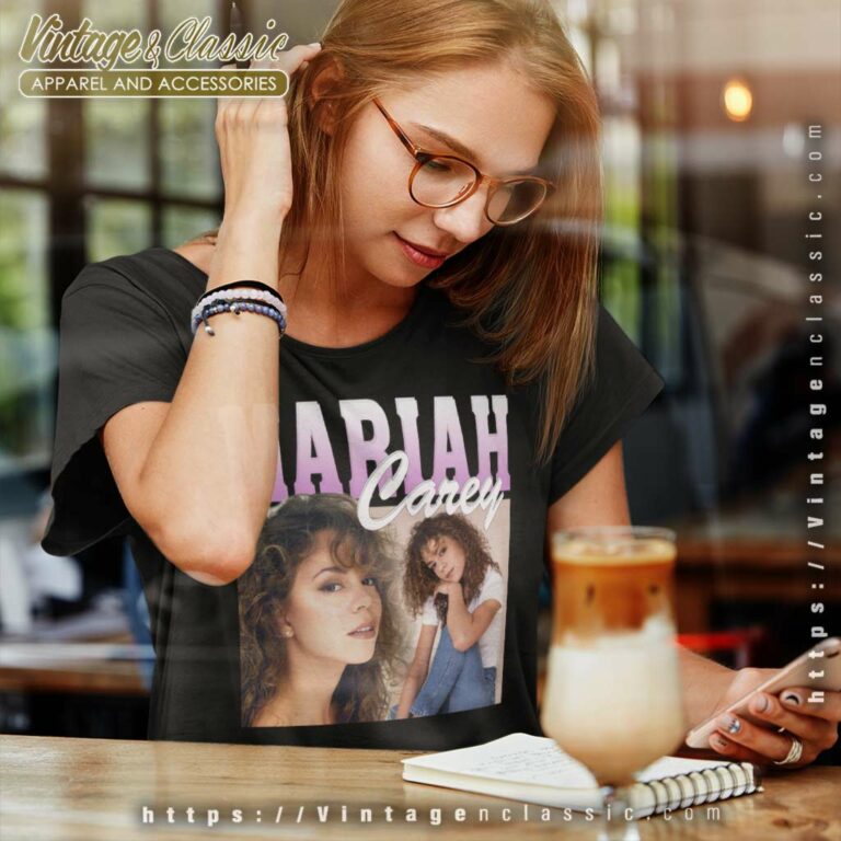 Mariah Carey Album Cover Women TShirt 1 Mariah Carey Album Cover Women TShirt 1