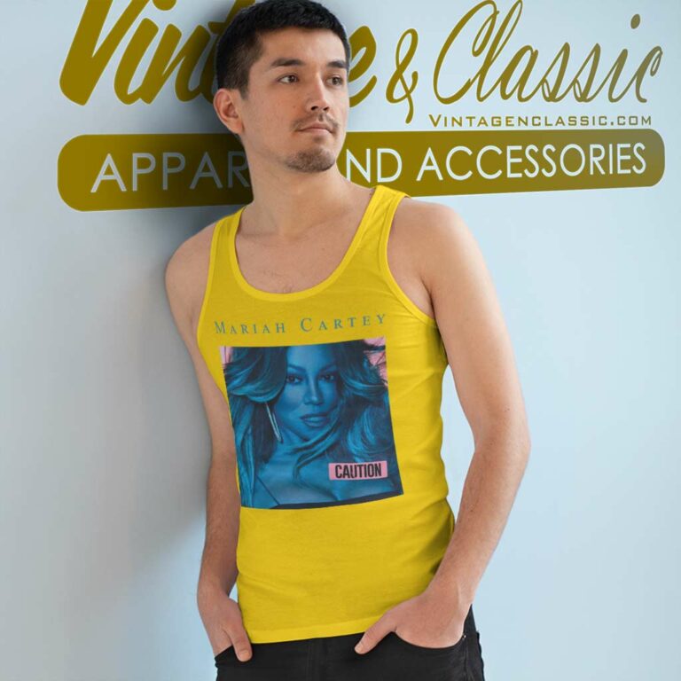 Mariah Carey Caution Album Cover Tank Top Racerback 1 Mariah Carey Caution Album Cover Tank Top Racerback 1