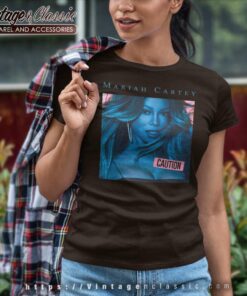 Mariah Carey Caution Album Cover Women TShirt 1