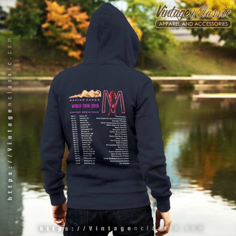 Mariah Carey Caution World Tour Setlist Hoodie Mariah Carey Caution World Tour Setlist Hoodie
