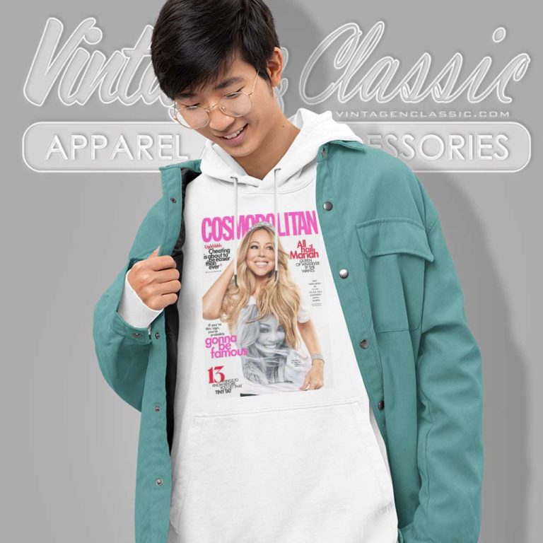 Mariah Carey Cosmopolitan Magazine Hoodie Mariah Carey Cosmopolitan Magazine Hoodie