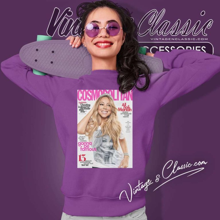 Mariah Carey Cosmopolitan Magazine Sweatshirt Mariah Carey Cosmopolitan Magazine Sweatshirt
