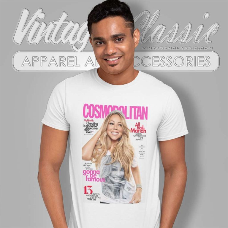 Mariah Carey Cosmopolitan Magazine T Shirt Mariah Carey Cosmopolitan Magazine T Shirt