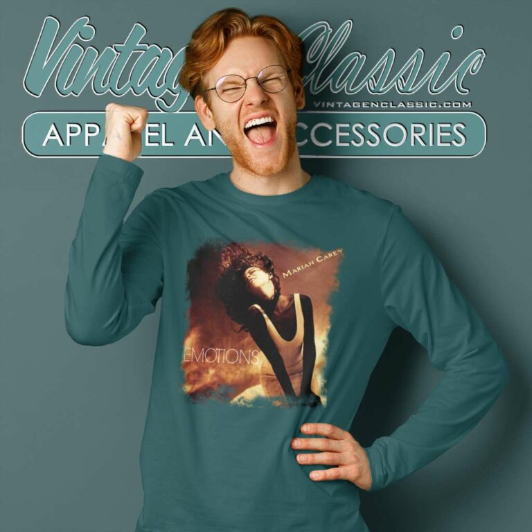 Mariah Carey Emotions Album Songs Long Sleeve Tee Mariah Carey Emotions Album Songs Long Sleeve Tee