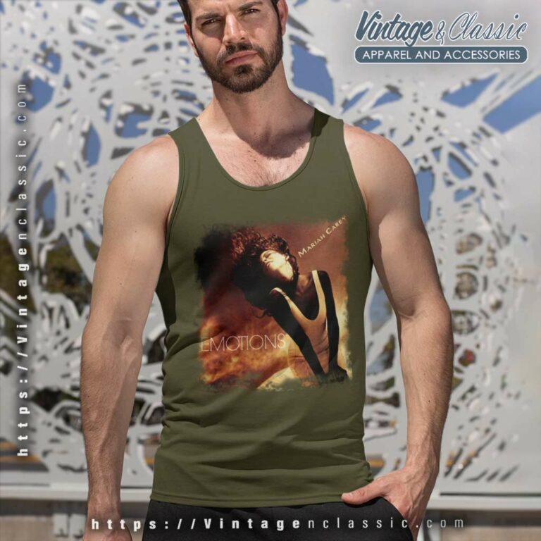 Mariah Carey Emotions Album Songs Tank Top Racerback Mariah Carey Emotions Album Songs Tank Top Racerback