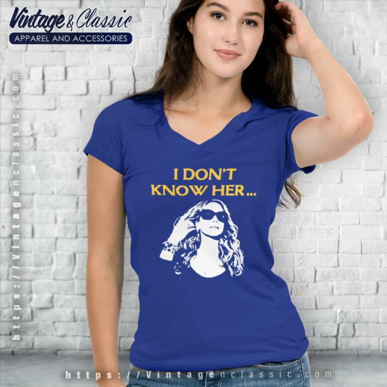 Mariah Carey Lambily I Dont Know Her V Neck TShirt Mariah Carey Lambily I Dont Know Her V Neck TShirt