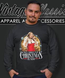 Mariah Carey Merry Christmas Shirt 5 Mariah Carey Merry Christmas Long Sleeve Tee