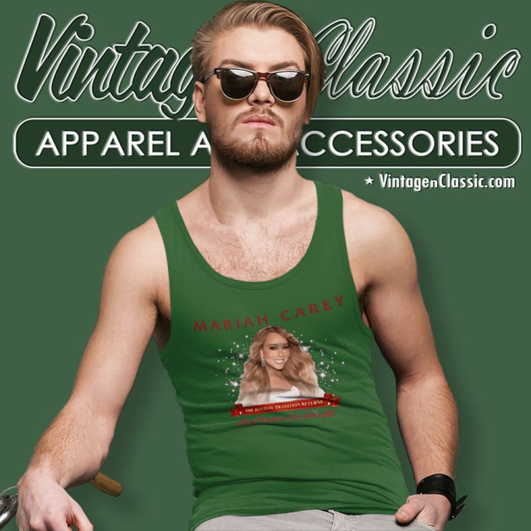 Mariah Carey Merry Christmas Shirt One And All Tour 2023 Tank Top Racerback Mariah Carey Merry Christmas Shirt One And All Tour 2023 Tank Top Racerback