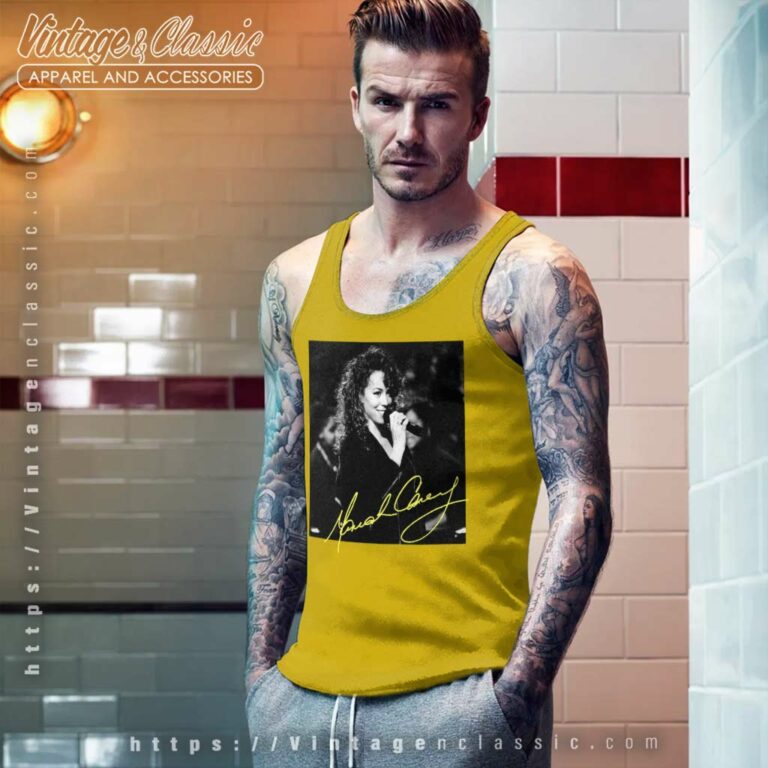 Mariah Carey Music Box Tour 1992 And Signature Tank Top Racerback Mariah Carey Music Box Tour 1992 And Signature Tank Top Racerback