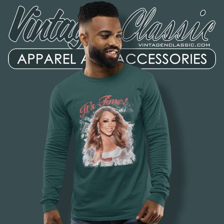 Mariah Carey Official Its Time Long Sleeve Tee Mariah Carey Official Its Time Long Sleeve Tee