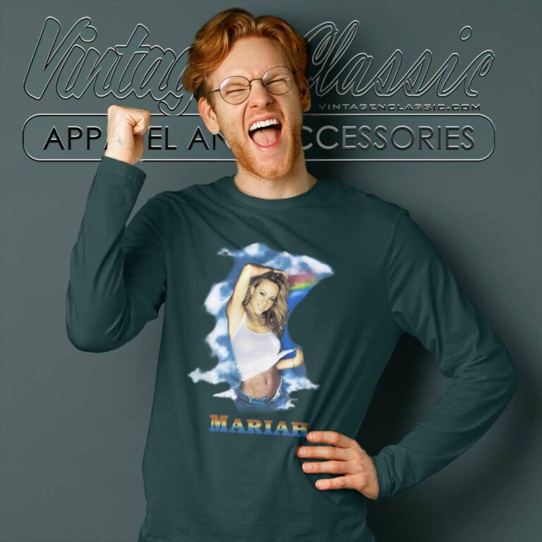 Mariah Carey Rainbow World Tour 2000 Long Sleeve Tee 1 Mariah Carey Rainbow World Tour 2000 Long Sleeve Tee 1