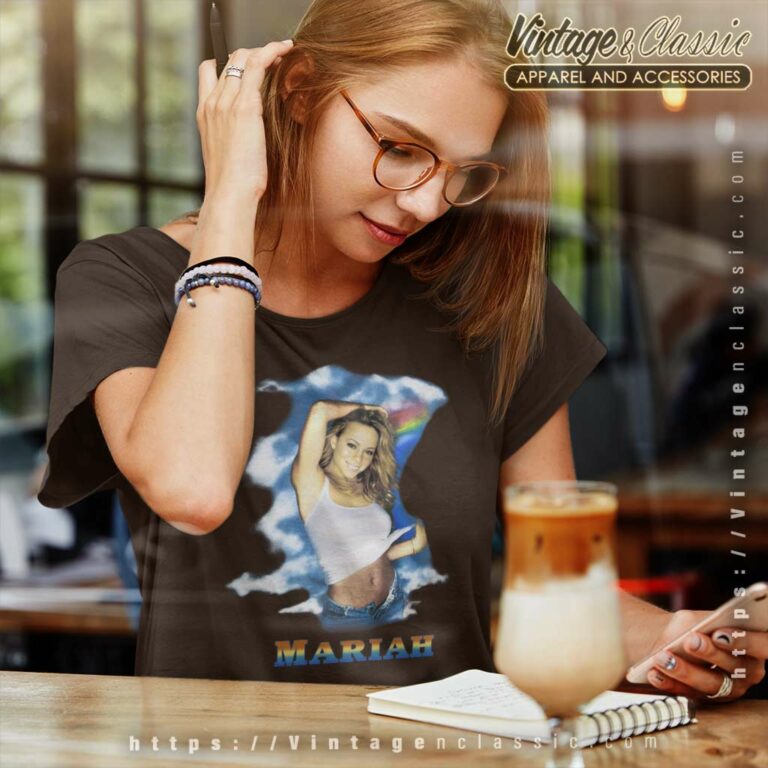 Mariah Carey Rainbow World Tour 2000 Women TShirt 1 Mariah Carey Rainbow World Tour 2000 Women TShirt 1