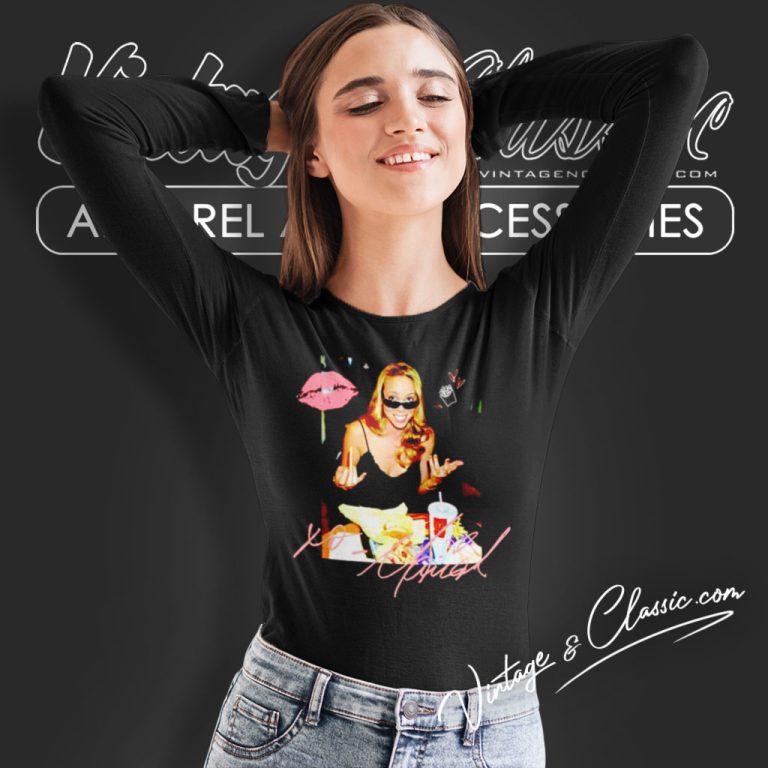 Mariah Carey Smile Foodie Long Sleeve Tee Mariah Carey Smile Foodie Long Sleeve Tee