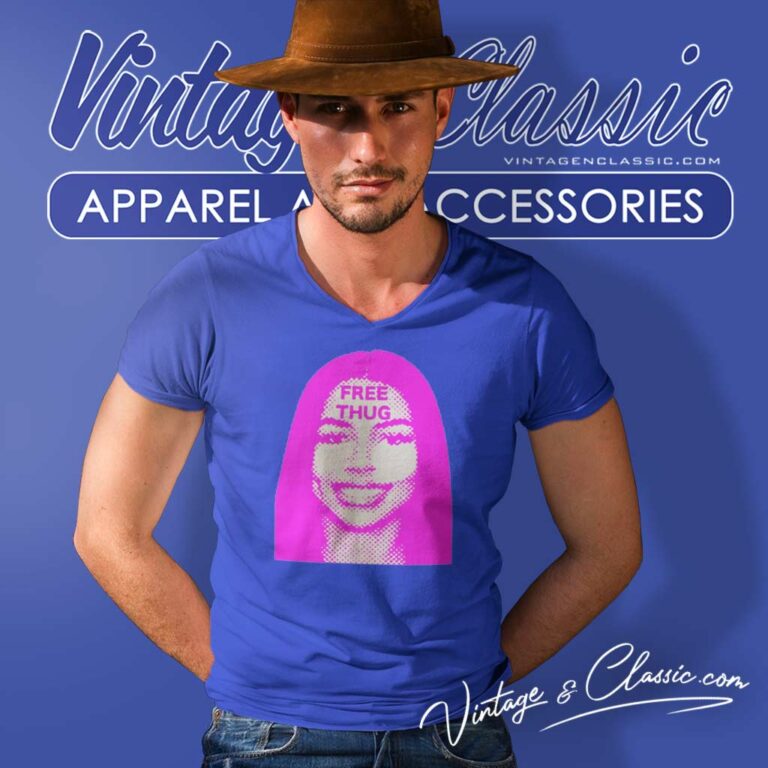 Mariah The Scientist Free Thug V Neck TShirt Mariah The Scientist Free Thug V Neck TShirt