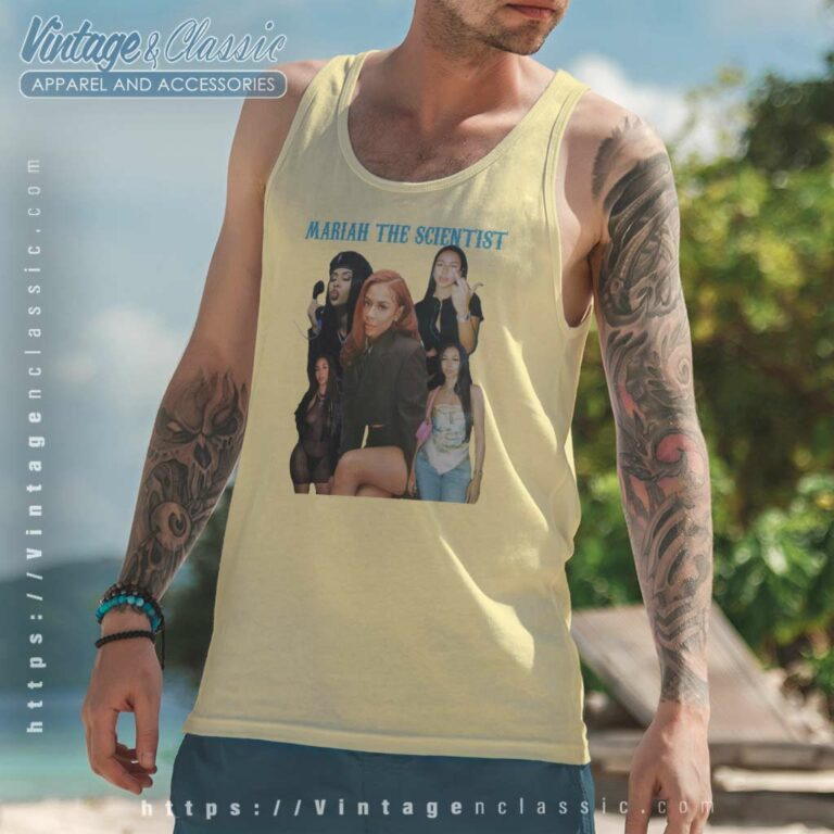 Mariah The Scientist Tapestry Tank Top Racerback Mariah The Scientist Tapestry Tank Top Racerback