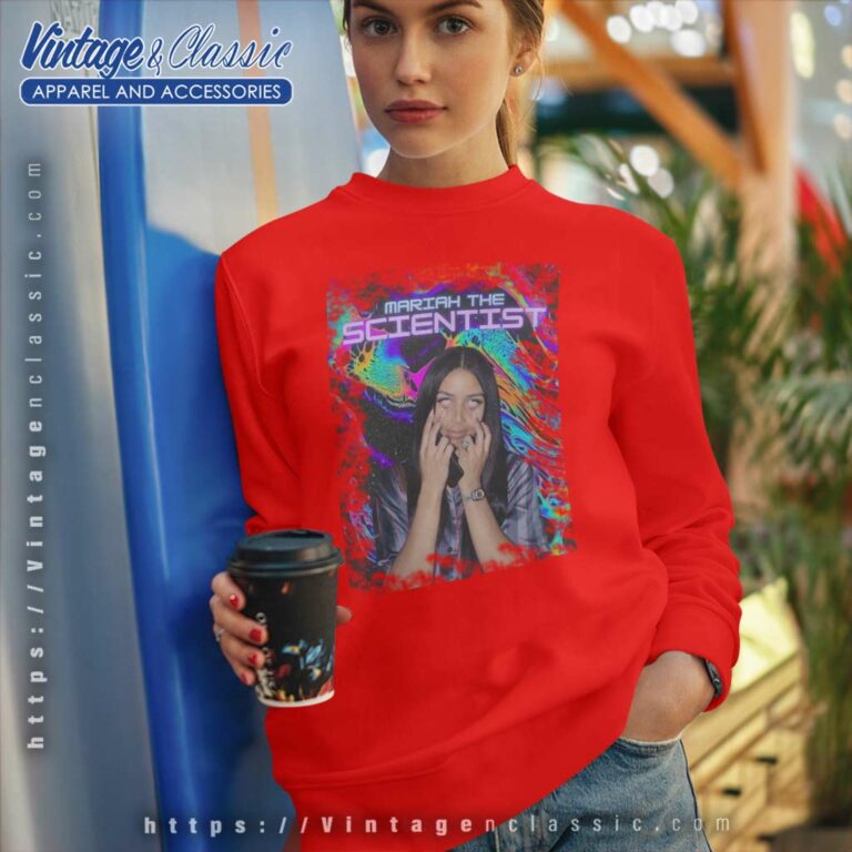 Mariah The Scientist Trippy Design Sweatshirt Mariah The Scientist Trippy Design Sweatshirt