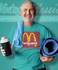 Marijuana Mcdonalds V Neck TShirt