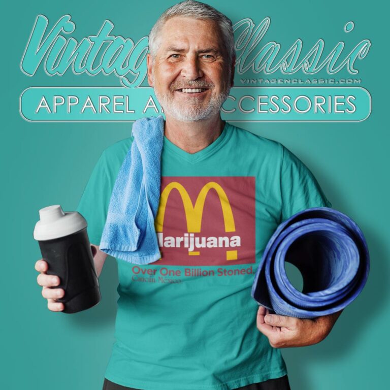 Marijuana Mcdonalds V Neck TShirt Marijuana Mcdonalds V Neck TShirt