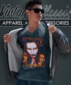 Marilyn Manson Antichrist Superstar Portrait V Neck TShirt