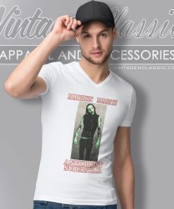 Marilyn Manson Antichrist V Neck TShirt