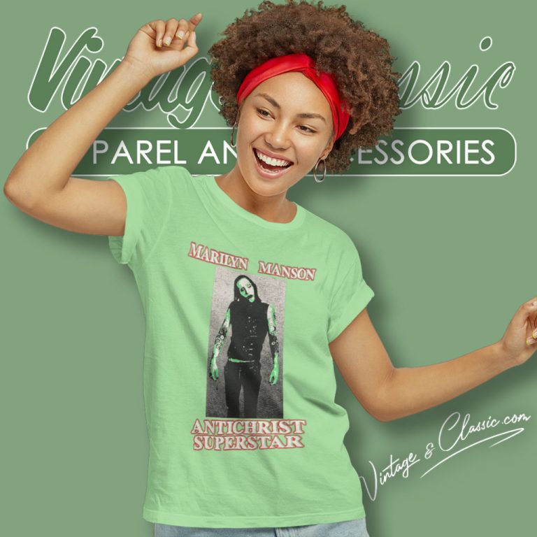 Marilyn Manson Antichrist Women T Shirt Marilyn Manson Antichrist Women T Shirt