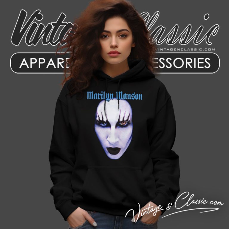 Marilyn Manson Blue Face Hoodie Marilyn Manson Blue Face Hoodie