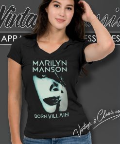 Marilyn Manson Born Villain V Neck TShirt