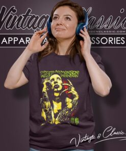 Marilyn Manson Classic Rock Women T Shirt