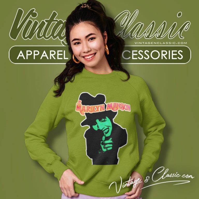 Marilyn Manson Concert 1995 Sweatshirt Marilyn Manson Concert 1995 Sweatshirt