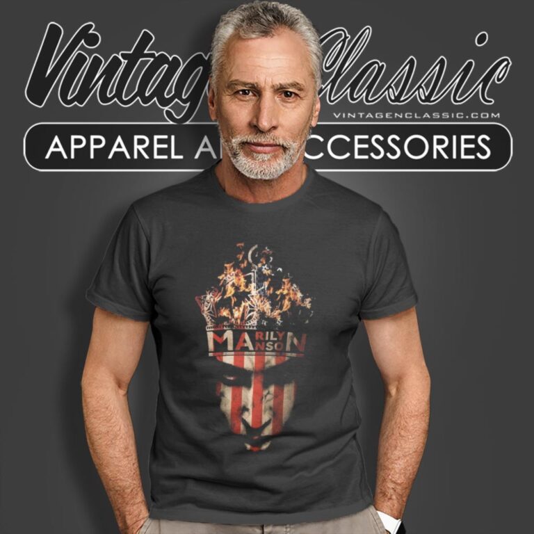 Marilyn Manson Crown Logo T Shirt Marilyn Manson Crown Logo T Shirt