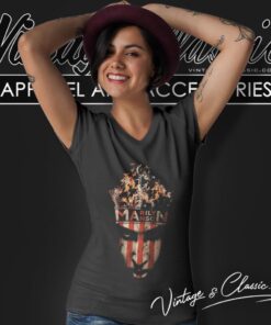 Marilyn Manson Crown Logo V Neck TShirt